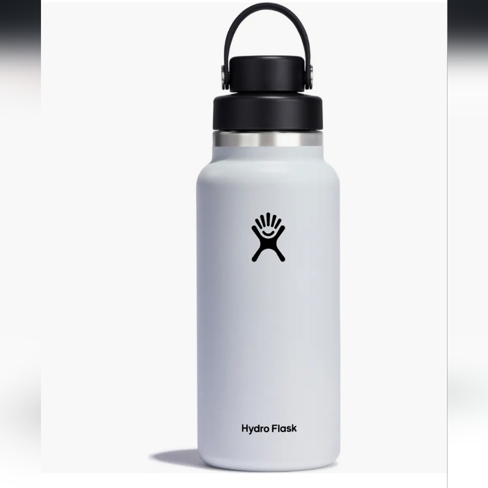 Hydroflask 32-Ounce Wide Mouth Water Bottle with Flex Chug Cap